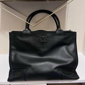 *****FINAL HOURS****Tory Burch black leather bag